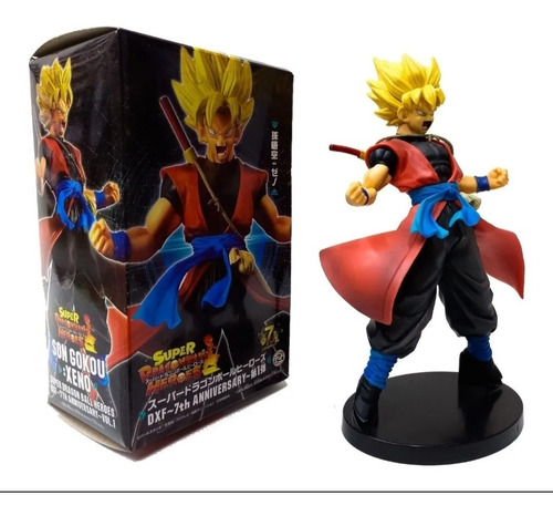 Figura Goku Xeno Héroe Súper Sajain Dragón Ball Z