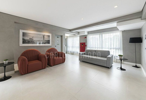 Imagem 5 de 15 de Apartamento Com 1 Dormitório Para Locação, 26 M² Por R$ 2.000,00 - Campo Belo - São Paulo/sp - Cf65028
