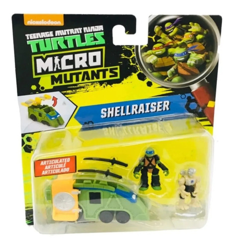 Tortugas Ninja Micro Vehículos De Colección - Shellraiser