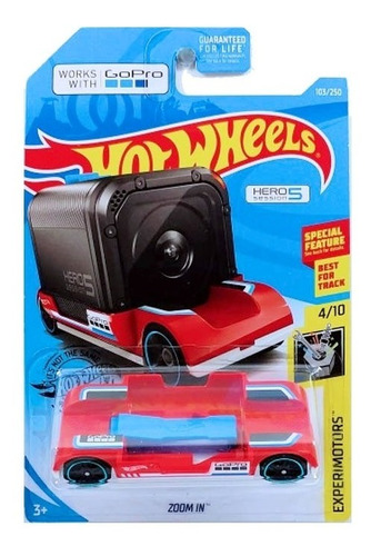 Auto Zoom In Para Go Pro Experimotors Esc 1/64 Hot Wheels