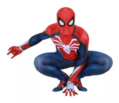 Fantasia Infantil Homem-Aranha Game ps4/ ps5 Cosplay Crianças Traje Lu