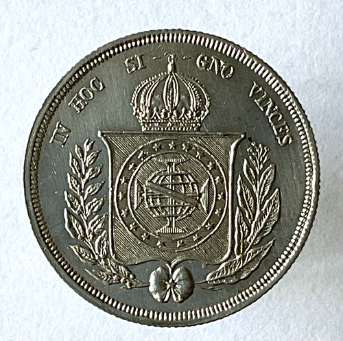 500 Reis - 1860 - Data Junta/60 Grande (593)=6 (Usado)
