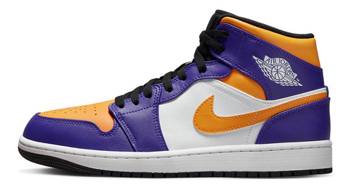 Zapatillas Jordan 1 Mid Lakers (2022) Urbano Dq8426-517   