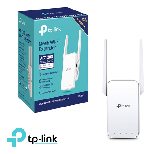 Tp-link Re315 Mesh Extensor Doble Banda 5 Ghz 2,4 Ghz Ac1200