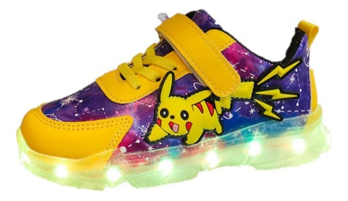 Tenis De Pikachu Para Niños Con Luces Led