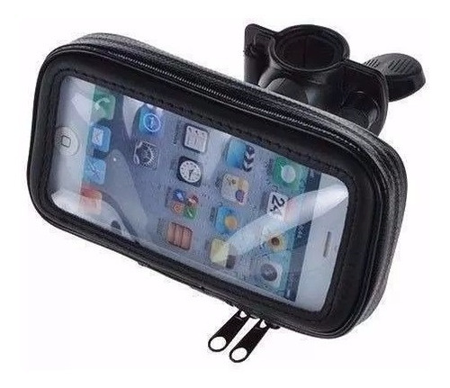 Bolsa Prova D'agua Capa Com Suporte P/ Gps Celular Moto Bike