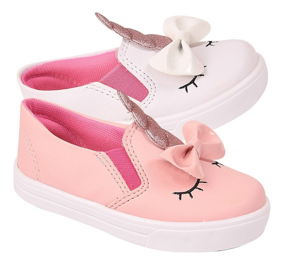 slip on infantil unicornio