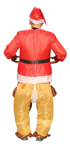 Traje Inflable De Navidad Cosplay Cómodo Traje Papá Noel