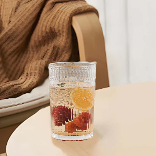 Taza De Vidrio Vintage, Taza De Vidrio, Alto Transparente