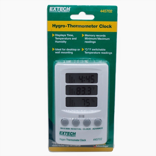 Extech 445702 | Higrotermómetro Reloj