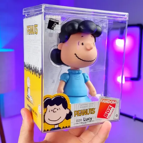 Funko Pop Snoopy Lucy Articulada Bobblehead Fandombox 10cm