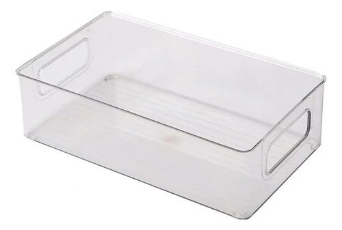 Caja De Almacenamiento De Pet Transparente De Tamaño Mediano