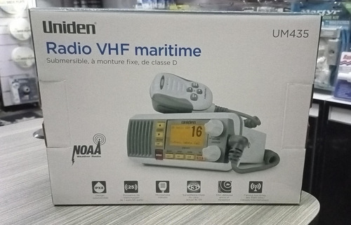 Radio Vhf Marino Uniden Um435 Fuera De Borda