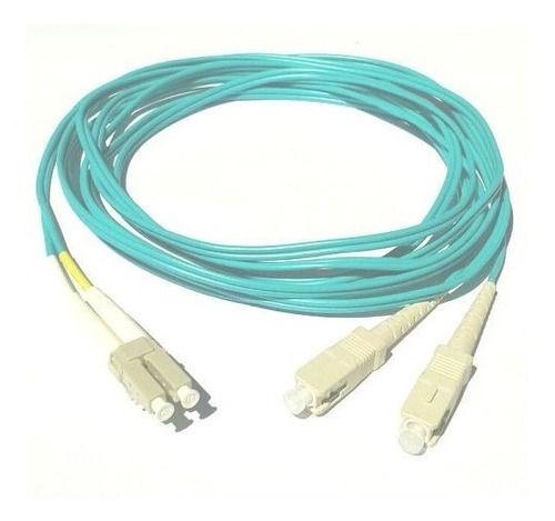 Imagen 3 de 3 de Patch Cord De Fibra Optica Mm Lc/sc Upc Om3 50/125um Dx 3mt