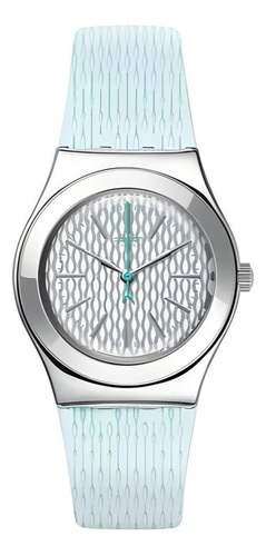 Reloj Swatch Mujer Irony Mint Halo Yls193 Malla Verde