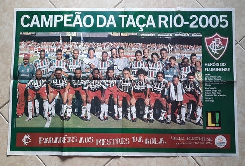 Fluminense Campeão Revista Pôster Gigante - 6 Unidades (Usado)