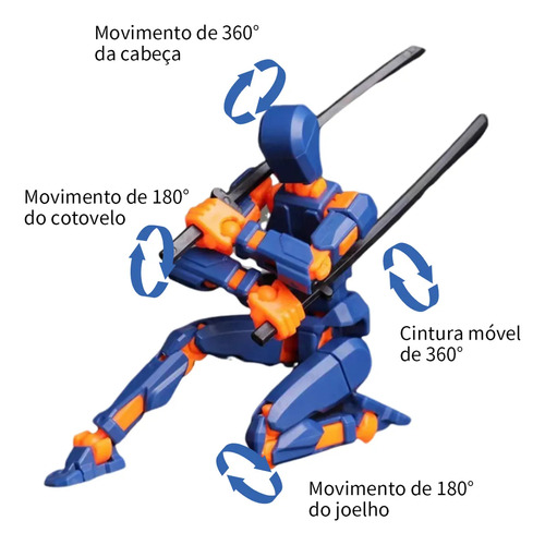 Boneco Multi Articulado Posições Dummy 13 + Brinde