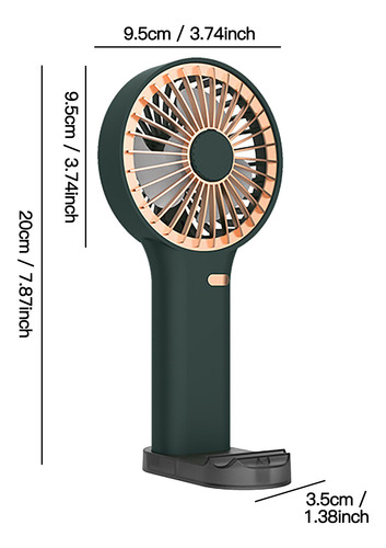 Mini Ventilador Portátil B, 3 Velocidades, Ventiladores De E