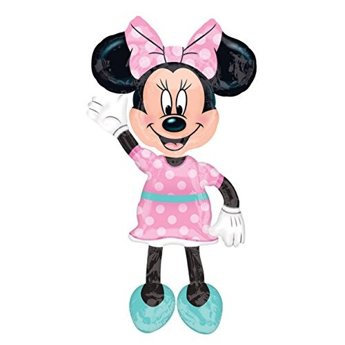 Minnie Mouse Kids Birthday Party Air Walker Balloon  Papel D