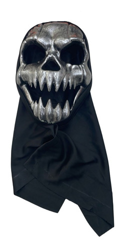 Máscara Halloween Calaca Esqueleto Terror Capucha Ekolmac