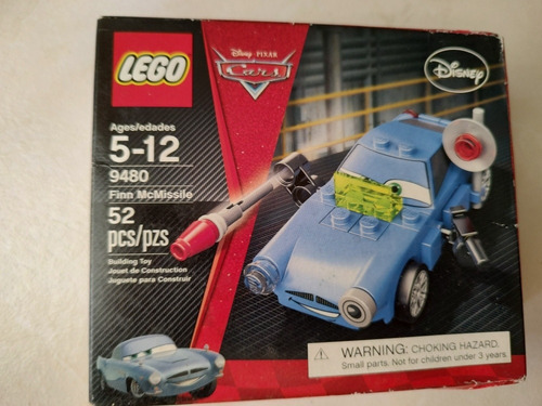 Lego Cars Set 9480 Finn Mcmissile Impecable Año 2012
