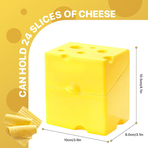 Recipiente De Plástico Para Queso En Rodajas Con Tapa