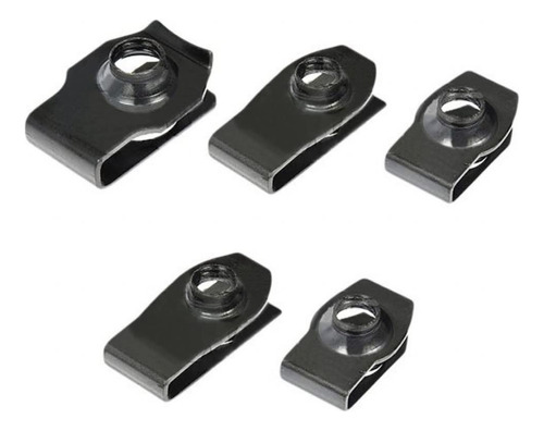 Clip Nut Style Wide Panel Piez Black Steel