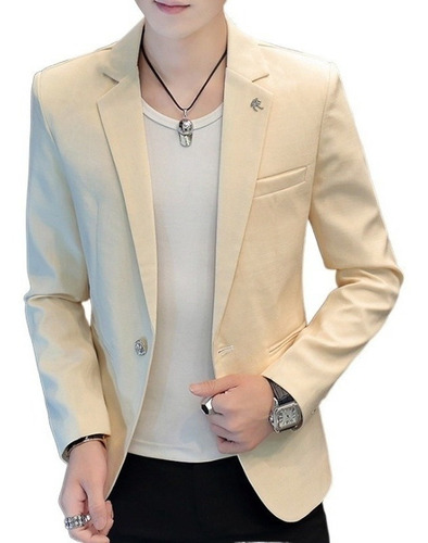 Blazer Traje Saco Slim Estilo Coreano Para Caballeros