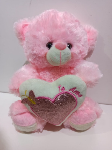 Peluche Oso Con Corazón Colores  Regalos Para Enamorados