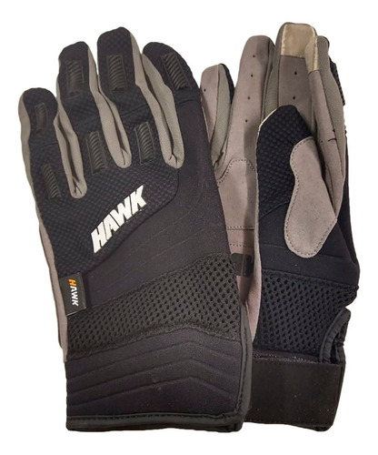 Guantes Hawk Fit Grises Tactiles Calidad Premium Antares