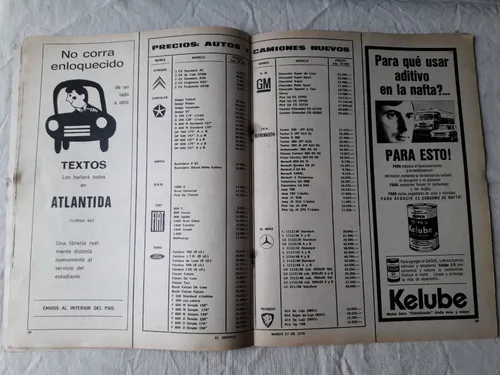 Revista El Grafico Nº 2632 Año 1970 Oscar Mas River - Boca (Usado)