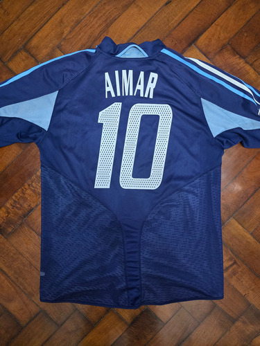 Camiseta Suplente Selección Argentina 2005/06 Aimar 16 M (Usado)
