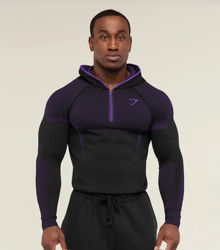 Gymshark Onyx 5.0 Seamless Hoodie Purple | Meses sin interés