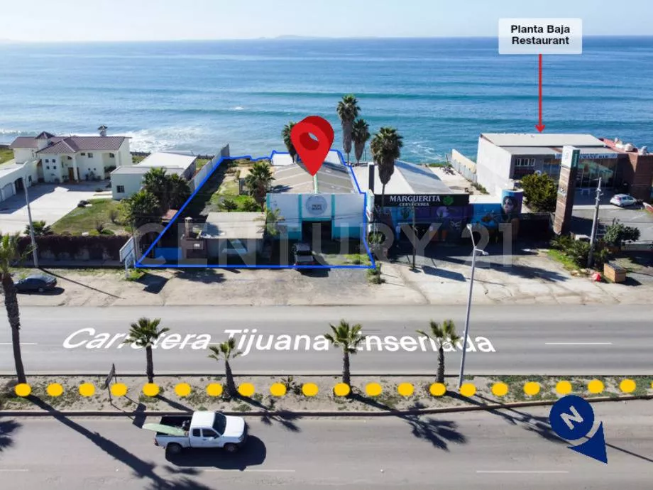 Propiedad Comercial En Renta Frente Al Mar, El Sauzal, Ensenada,b.c.