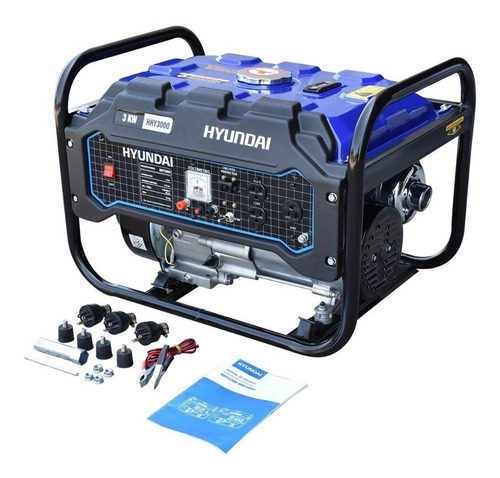 Imagen 2 de 3 de Generador portátil Hyundai HHY3000 3000W bifásico 110V/220V