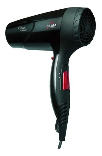 Secador de cabello GA.MA Italy Elite Plus Ion negro 110V