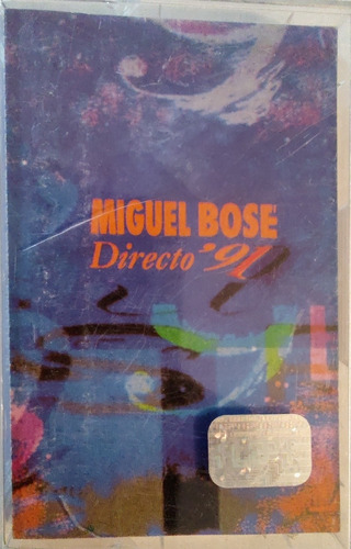 Cassette De Miguel Bose Directo '91 (2339