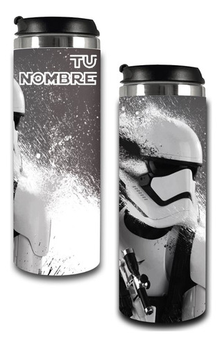 Termo Metalico Star Wars Stormtrooper Personalizable