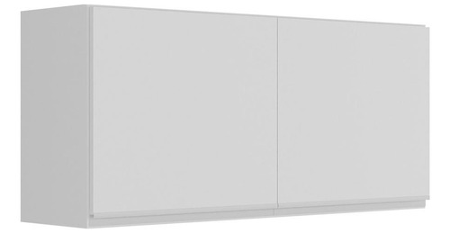 Armário De Cozinha Aéreo 120cm 2p Veneza Multimóveis V3682 Cor Branco