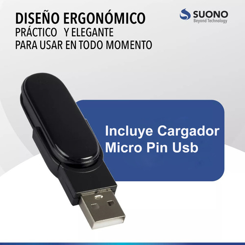 Imagen 4 de 10 de Reloj Inteligente Smartwatch Suono M7 Pulsera Bluetooth
