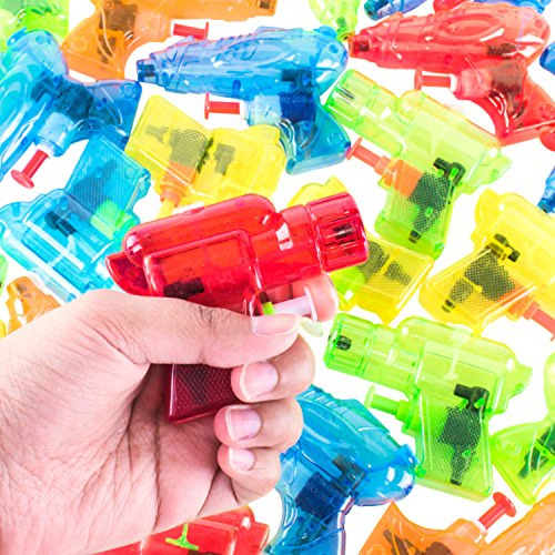 Mini Pistolas De Agua De Colores, Lanzadores De Plástico Par