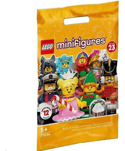 Lego Series 23 71034 Minifigura Série Surpresa Lacrada Quantidade de peças 10
