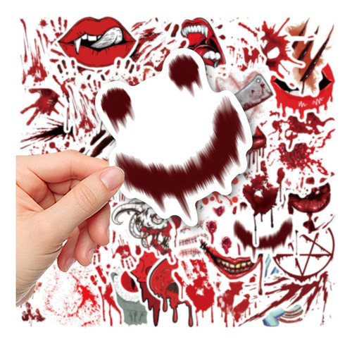 Gore Sangre 50 Stickers Vs Agua De Pvc Calcomanias