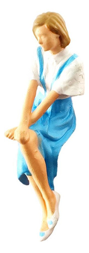 2 Piezas Simulación Personas En Miniatura Modelo 1:64