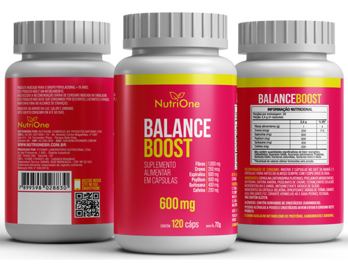 Balance Boost Fórmula Fit Avançada 600 Mg - Nutrione Sabor Sem Sabor