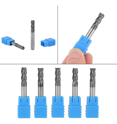 Juego De 5 Herramientas De Corte De Carburo De Tungsteno