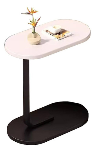 Mesa Auxiliar De Centro, Diseño Moderno, Para Sala, Oficina Blanco