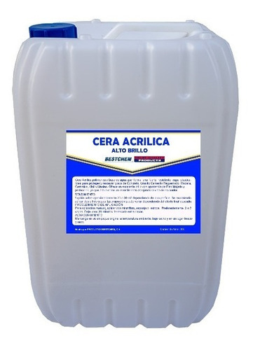 Cera Negra Acriplastica Cuñete 20lts