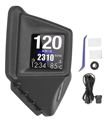 Obd2+gps Hud Gauge Coche Head Up Pantalla Velocímetro Sobrev