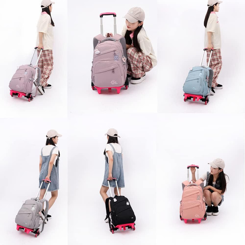 Mochila Con Ruedas Para Niñas, Mochila Con Ruedas, Bolsa De